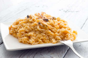 Arroz con Gambas y Calamares